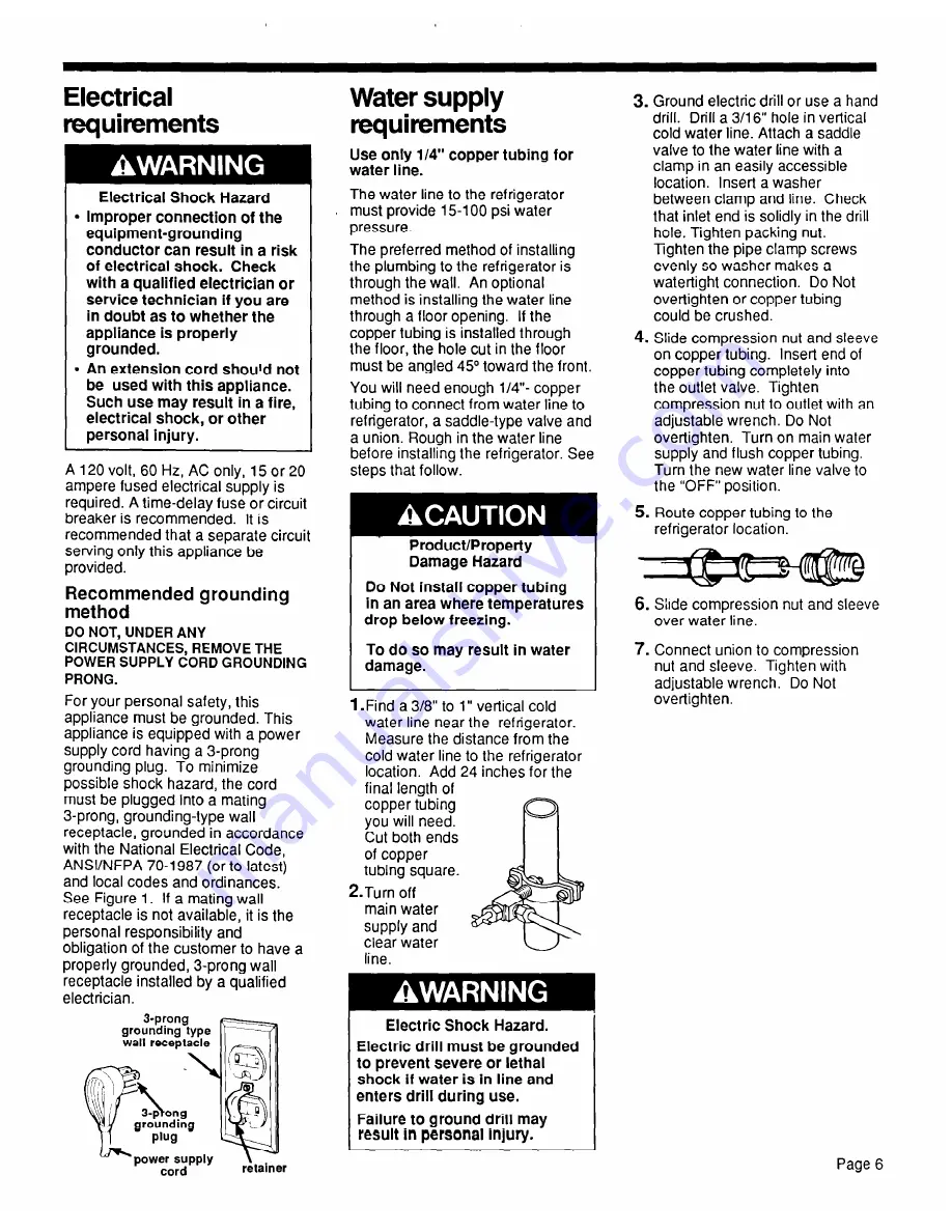 KitchenAid KSRF36DT Скачать руководство пользователя страница 7