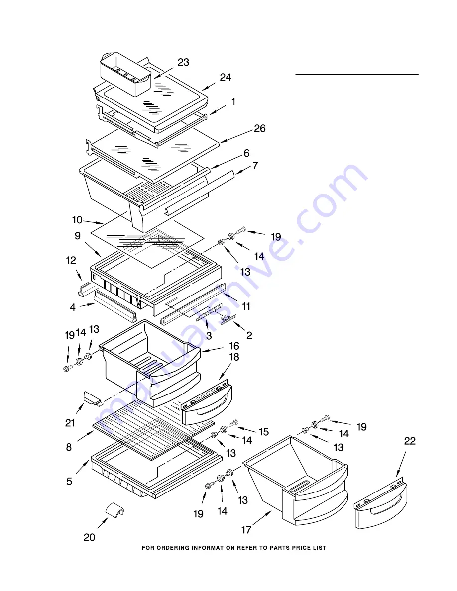 KitchenAid KSRG25FKBL01 Parts List Download Page 4