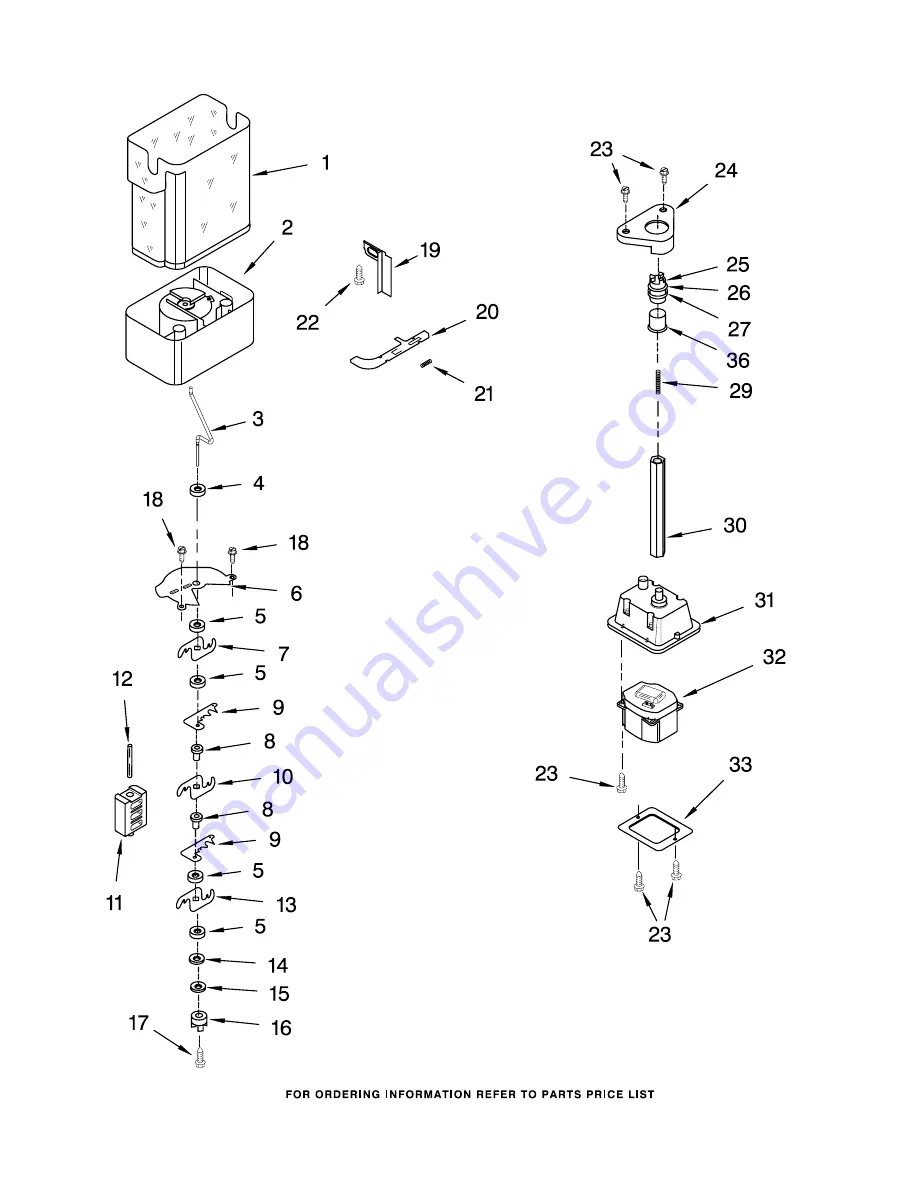 KitchenAid KSRG25FKBL17 Parts List Download Page 7