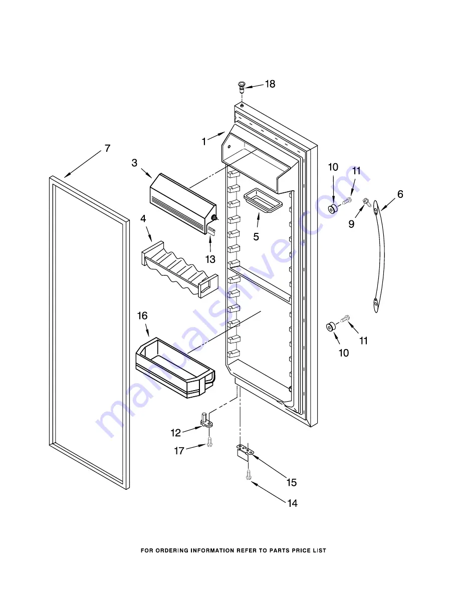 KitchenAid KSRG25FKSS04 Parts List Download Page 9