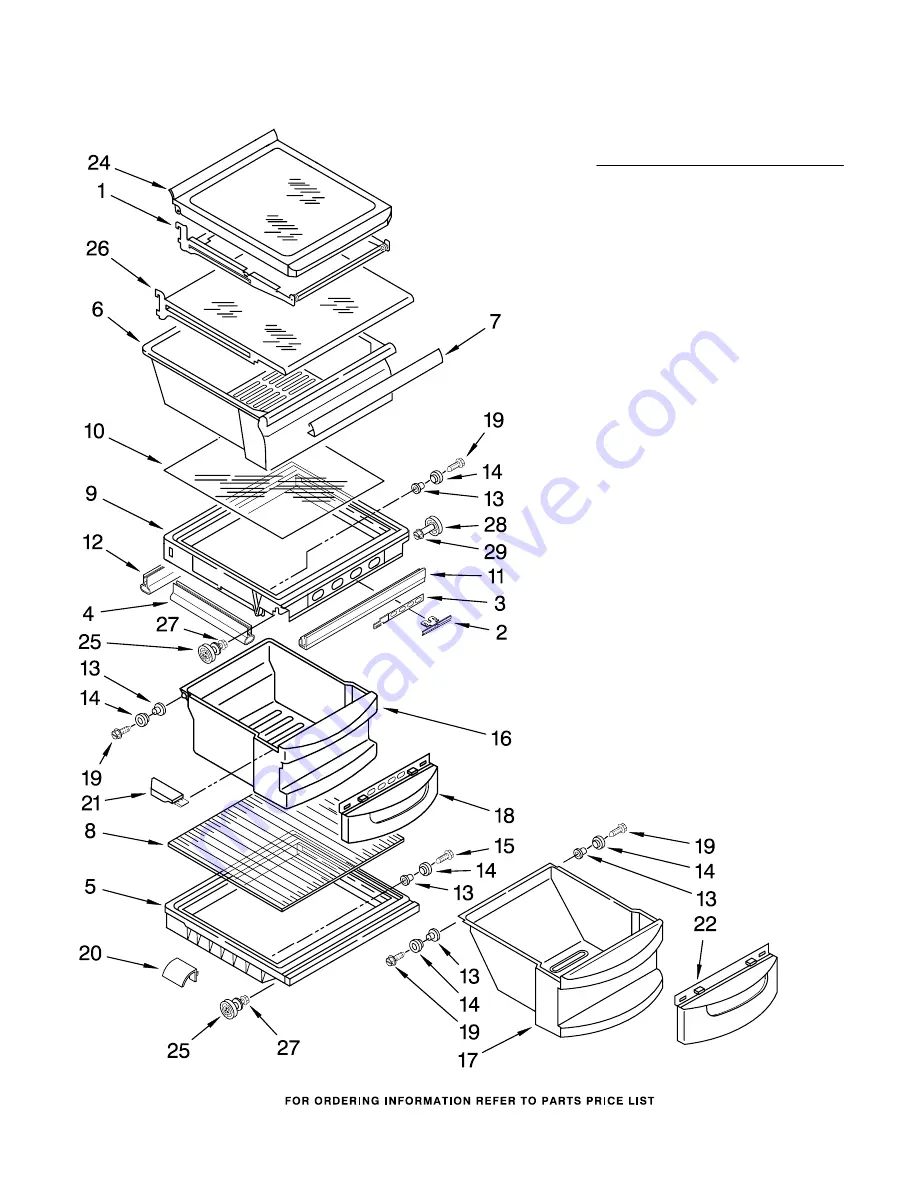 KitchenAid KSRG25FVMS00 Parts List Download Page 4