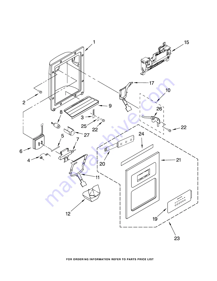 KitchenAid KSRP25FSBL01 Parts Manual Download Page 13