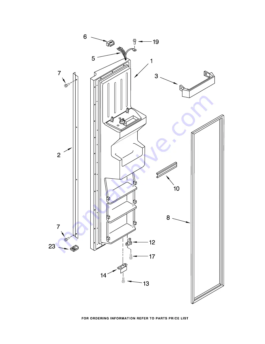 KitchenAid KSRS25IKBL00 Parts List Download Page 11