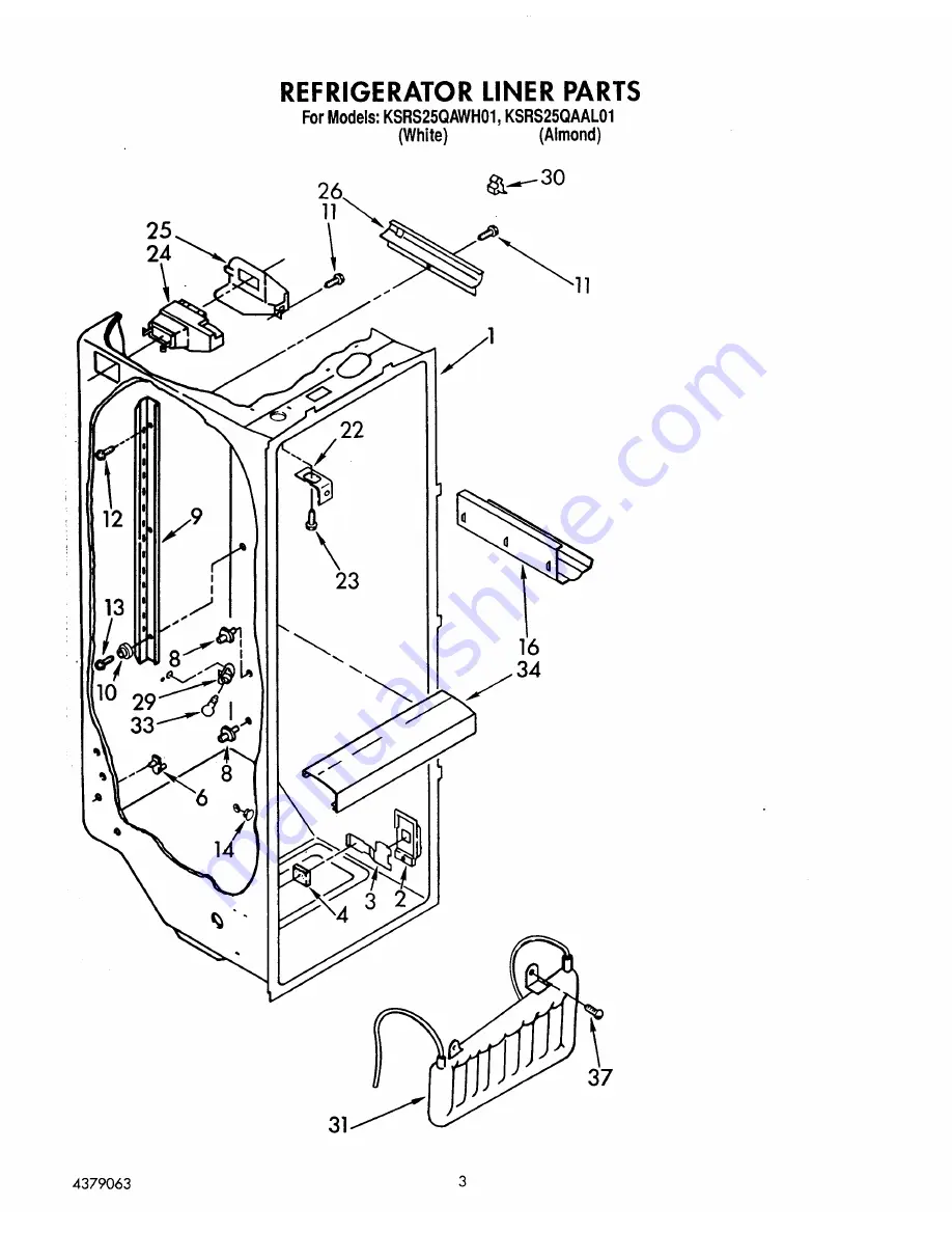 KitchenAid KSRS25QAAL01 Скачать руководство пользователя страница 3