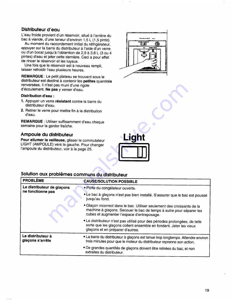 KitchenAid KSRS25QDAL00 Use & Care Manual Download Page 49