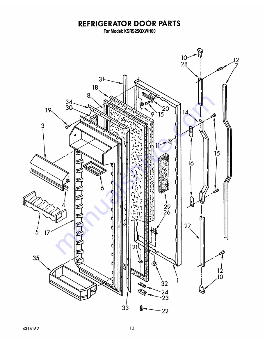 KitchenAid KSRS25QXAL Скачать руководство пользователя страница 16