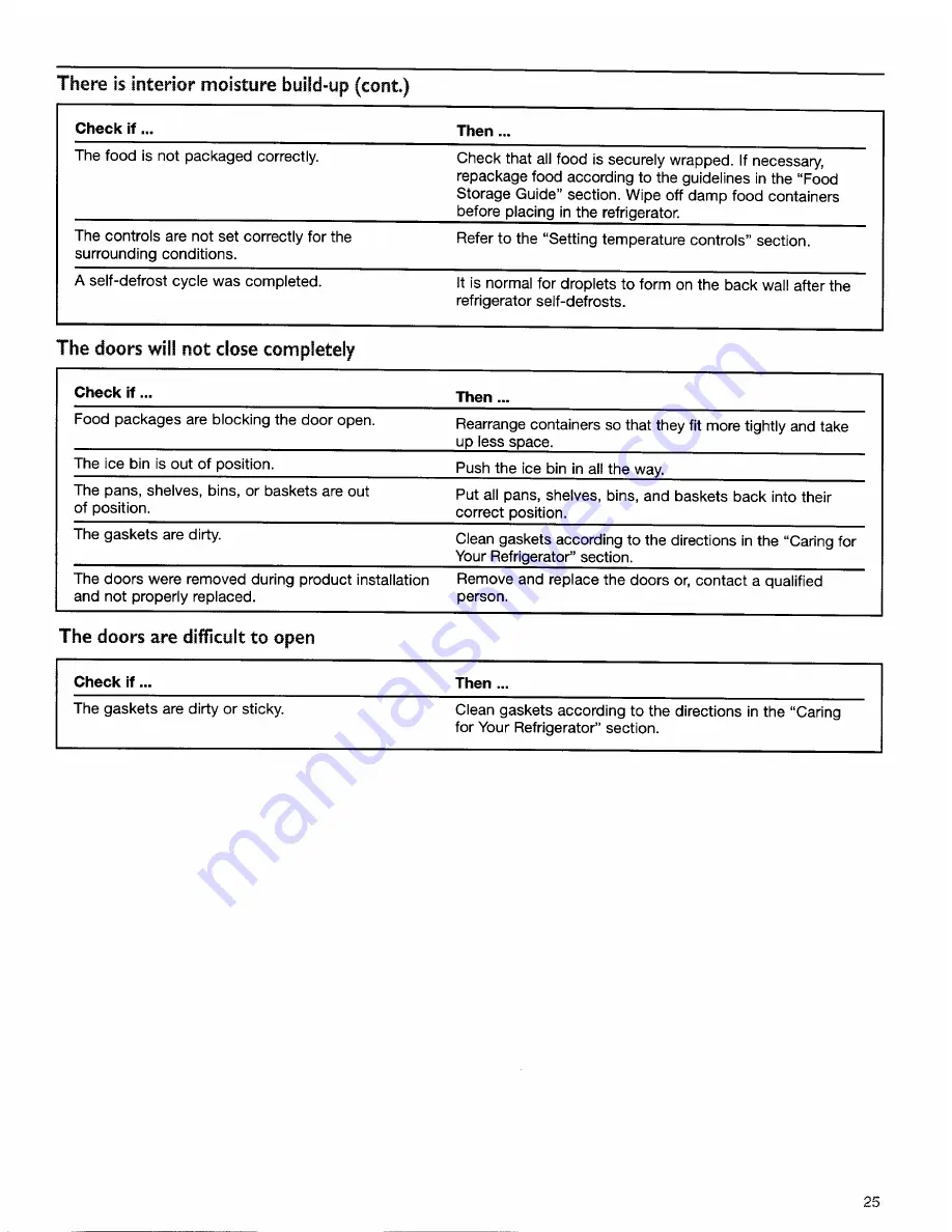 KitchenAid KSSC36MFS05 Use & Care Manual Download Page 25