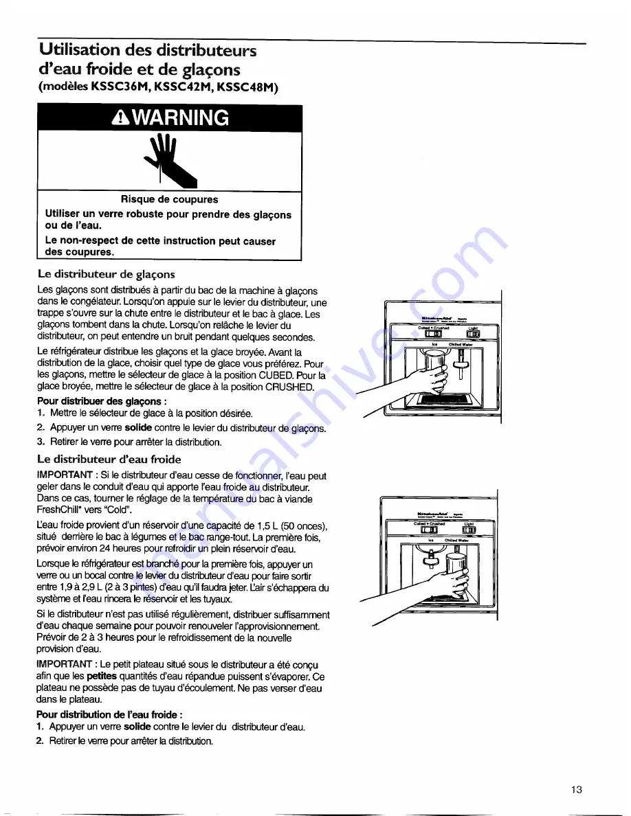 KitchenAid KSSC36MFS05 Скачать руководство пользователя страница 41