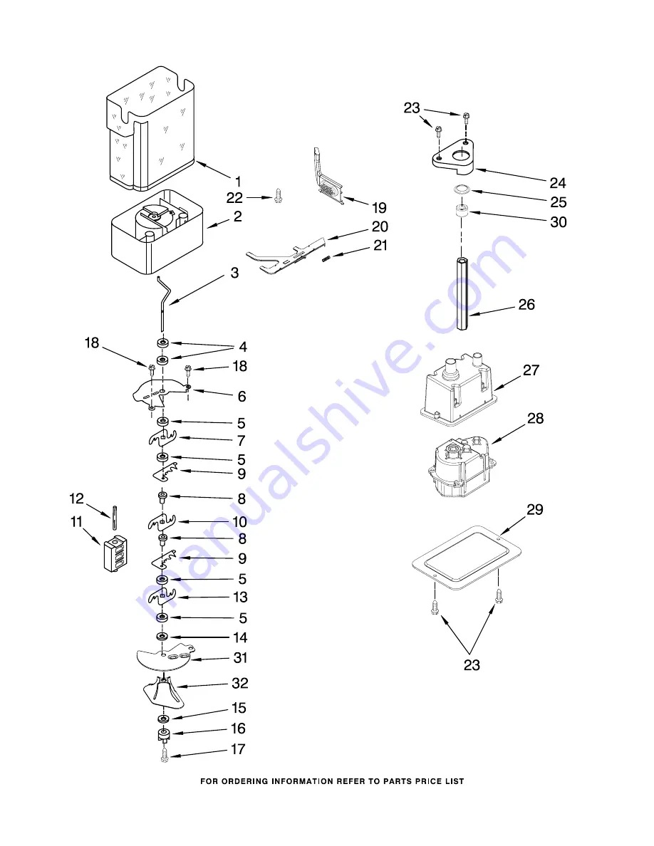 KitchenAid KSSC42QTS02 Parts List Download Page 13