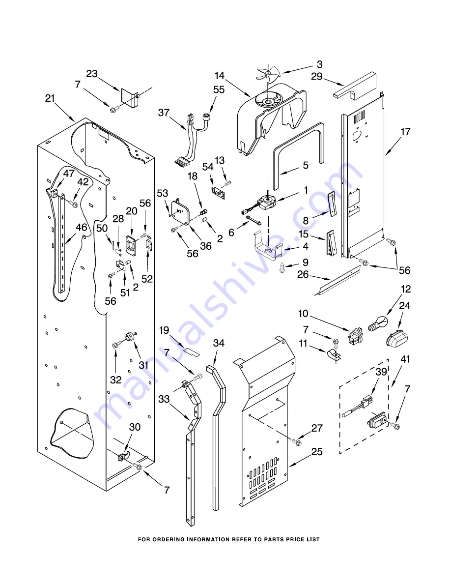 KitchenAid KSSO42QTB03 Parts List Download Page 11