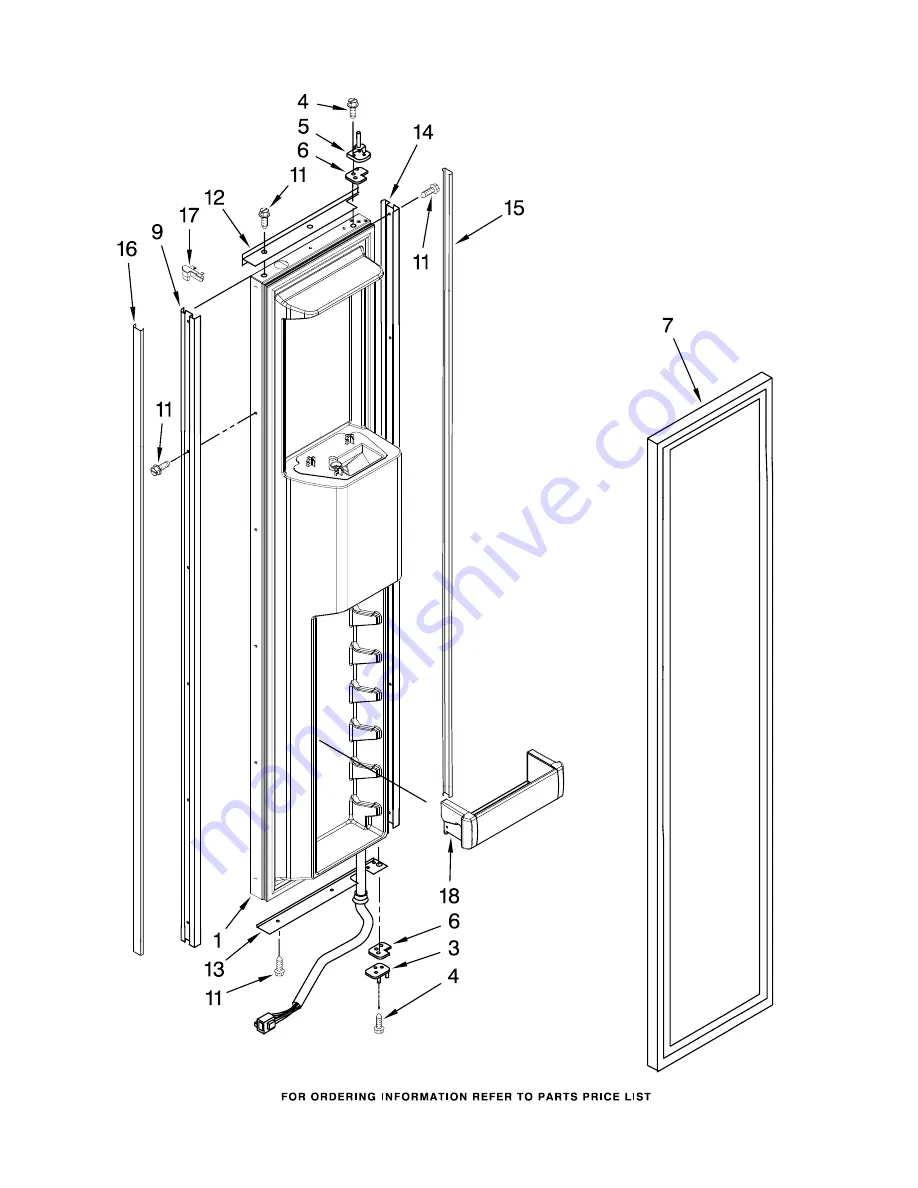 KitchenAid KSSO48QTB03 Parts List Download Page 17