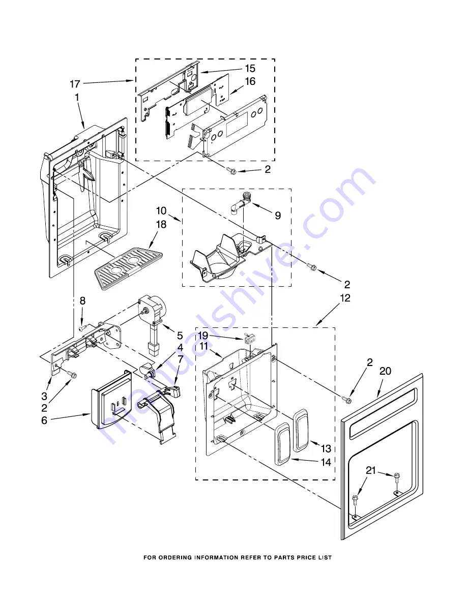 KitchenAid KSSO48QTB03 Parts List Download Page 19