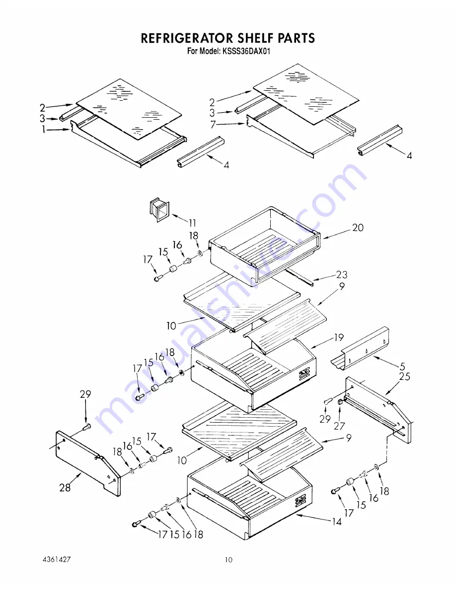 KitchenAid KSSS36DAX01 Скачать руководство пользователя страница 15