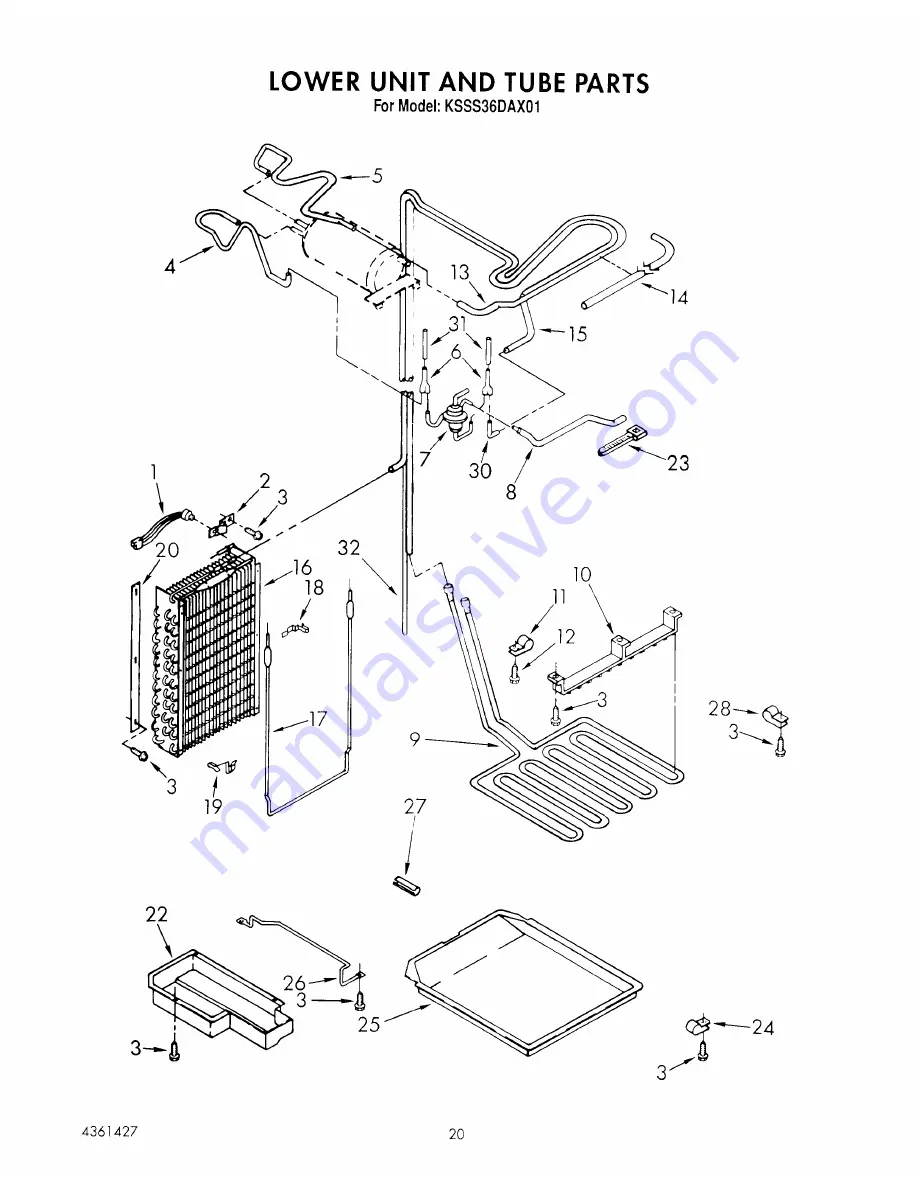 KitchenAid KSSS36DAX01 Скачать руководство пользователя страница 28