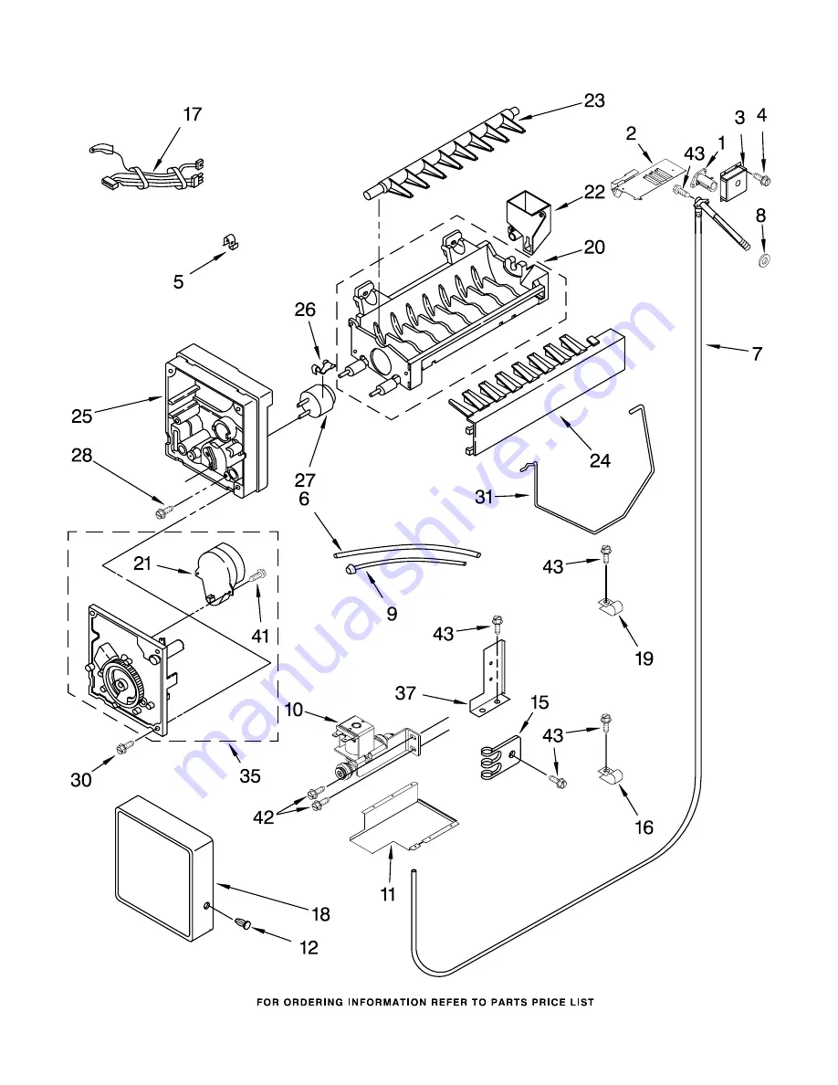 KitchenAid KSSS36FMB00 Parts List Download Page 21