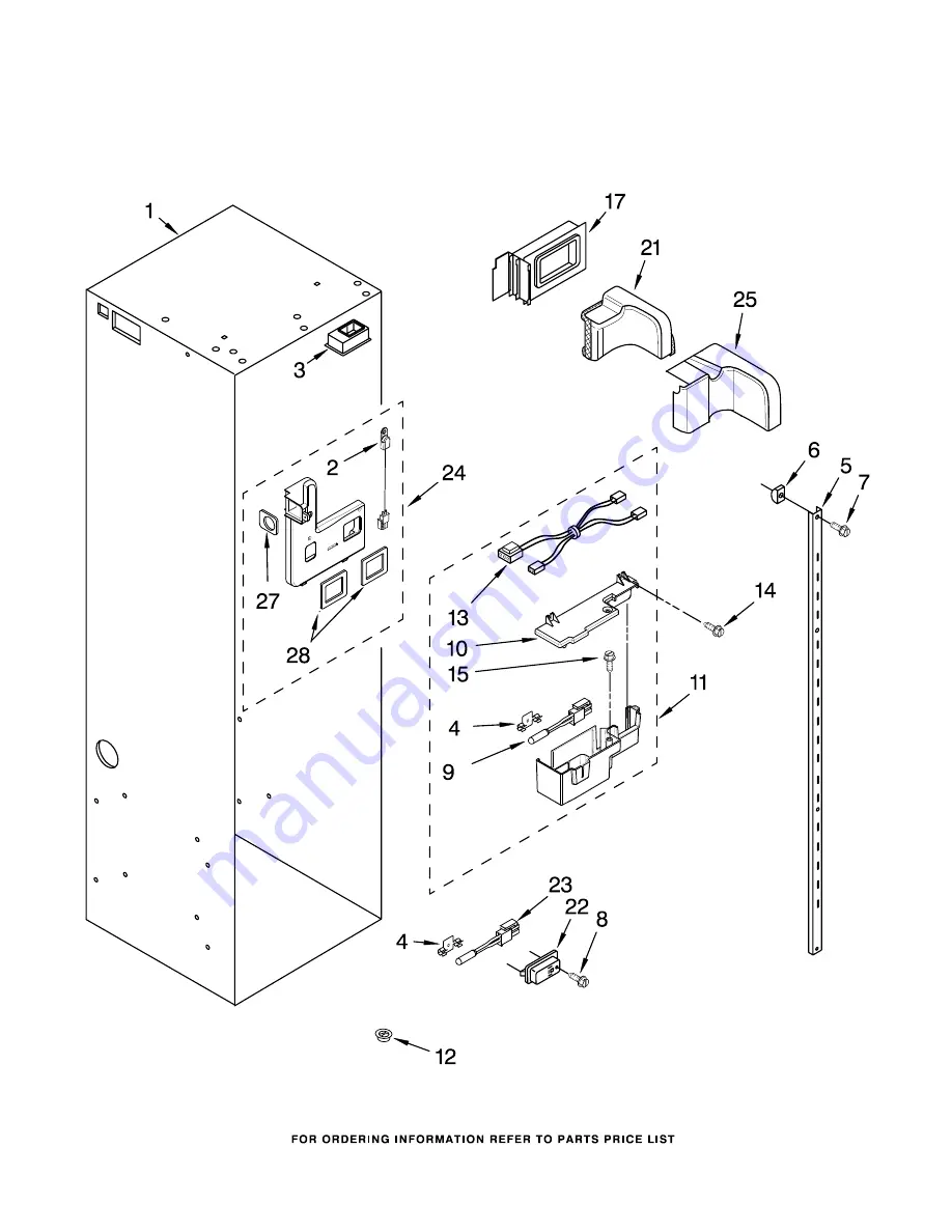 KitchenAid KSSS36FMB02 Parts List Download Page 5