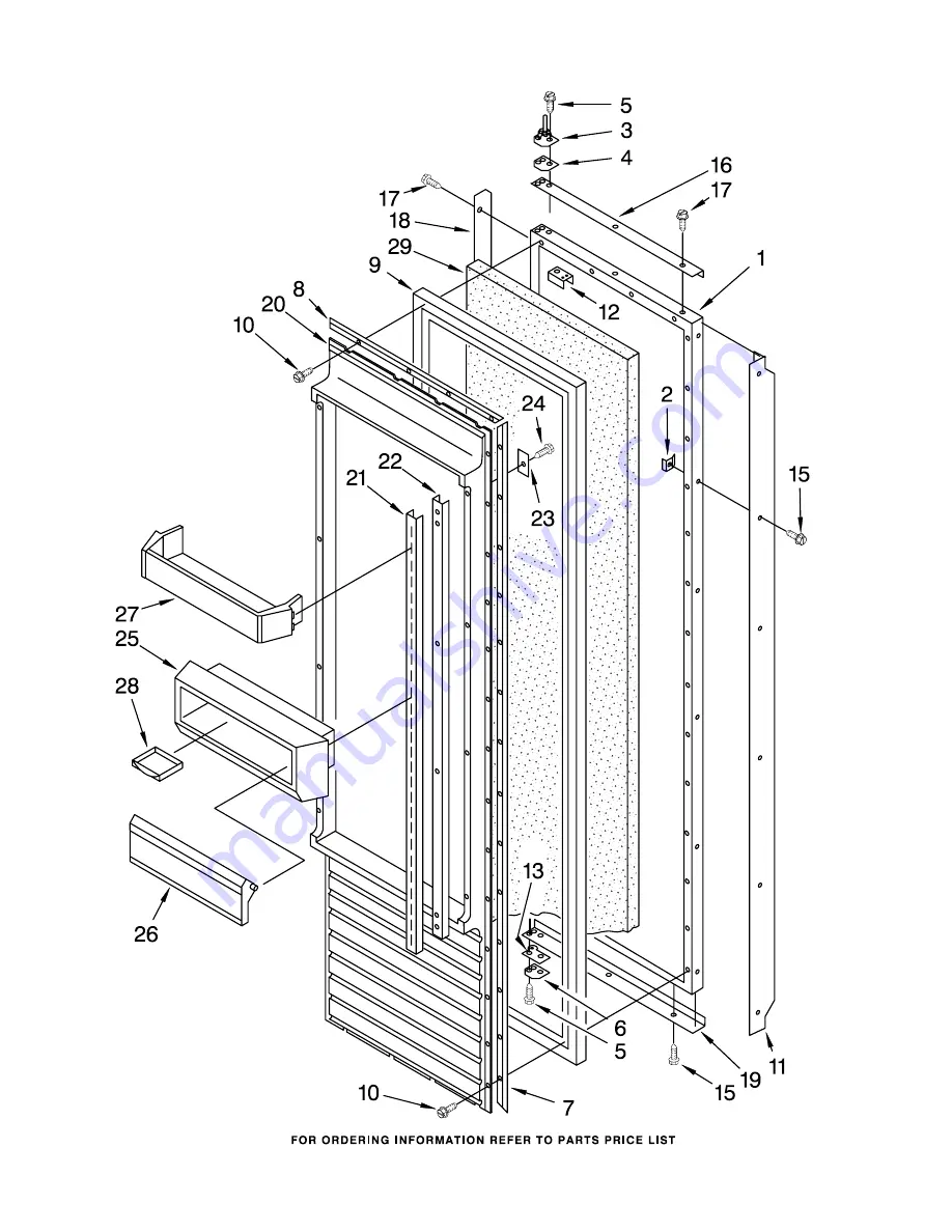 KitchenAid KSSS36MAX05 Parts List Download Page 11