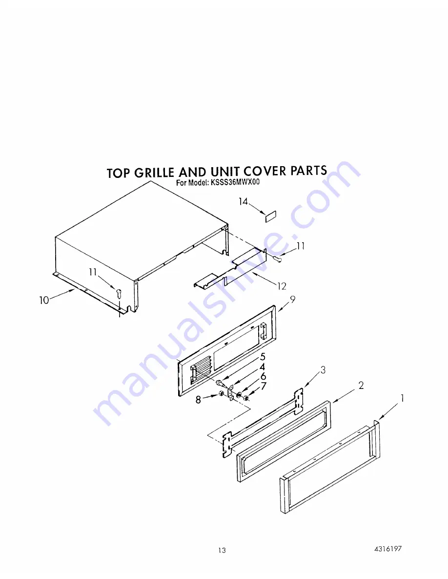 KitchenAid KSSS36MWX00 Скачать руководство пользователя страница 19