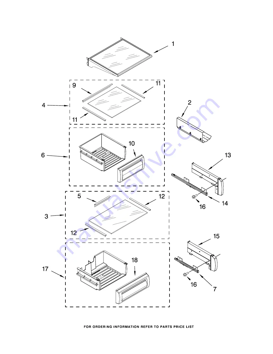 KitchenAid KSSS36QTB02 Parts List Download Page 9