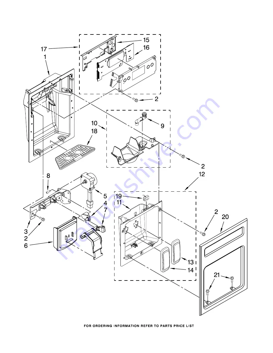 KitchenAid KSSS36QTB02 Parts List Download Page 19