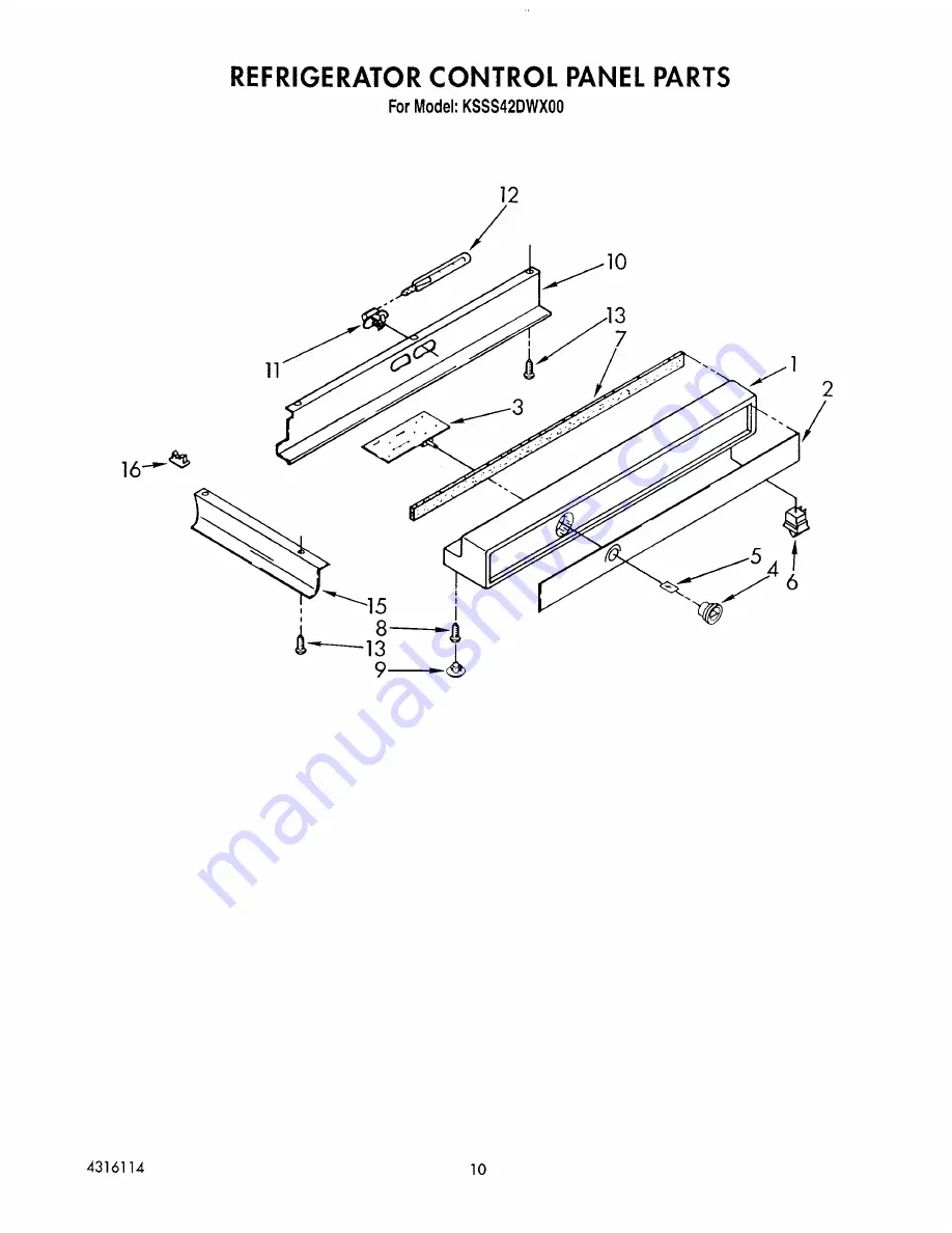 KitchenAid KSSS42DWX00 Скачать руководство пользователя страница 12