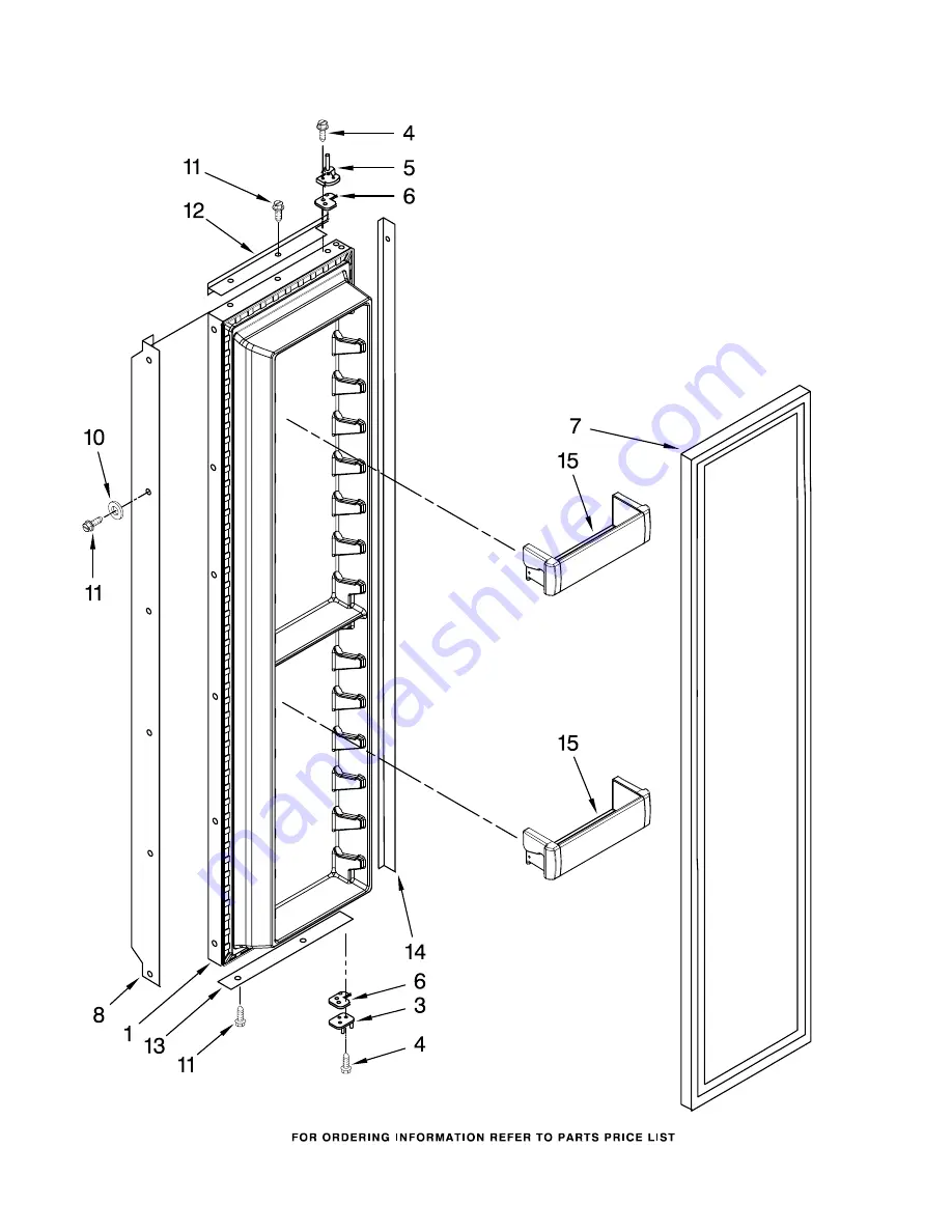 KitchenAid KSSS42FTX00 Parts List Download Page 15