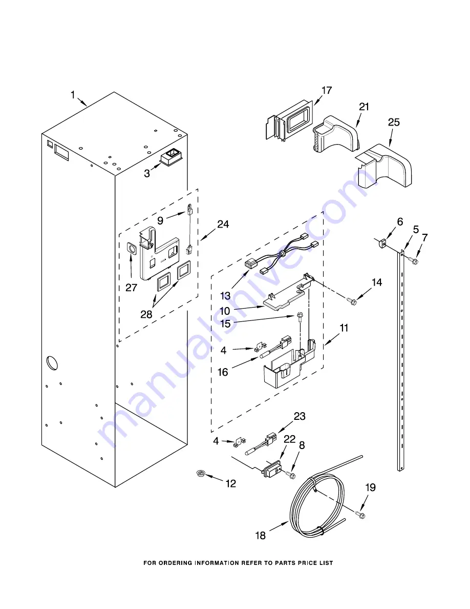 KitchenAid KSSS42QMB02 Parts List Download Page 5