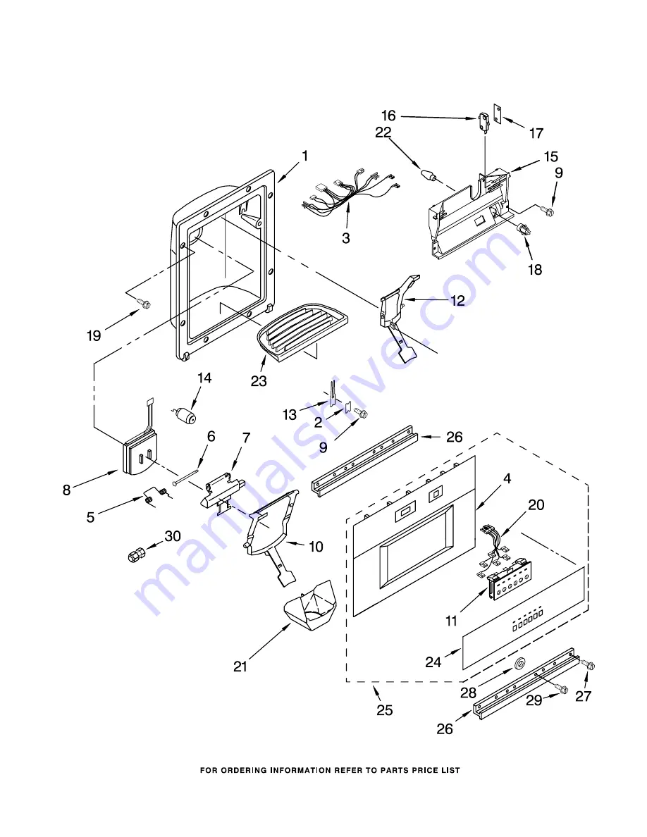 KitchenAid KSSS48QKB00 Parts List Download Page 19