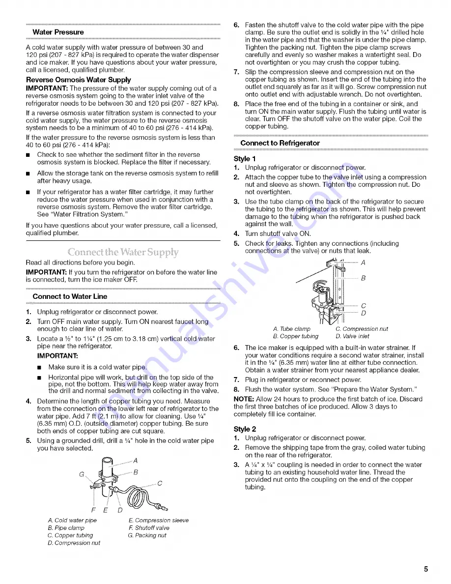 KitchenAid KTLA19EMSS00 Use & Care Manual Download Page 5