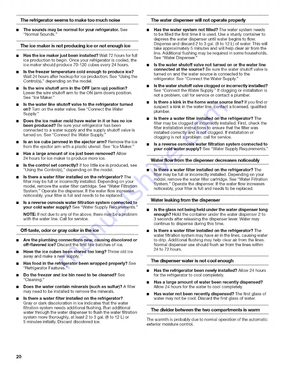 KitchenAid KTLA19EMSS00 Use & Care Manual Download Page 20