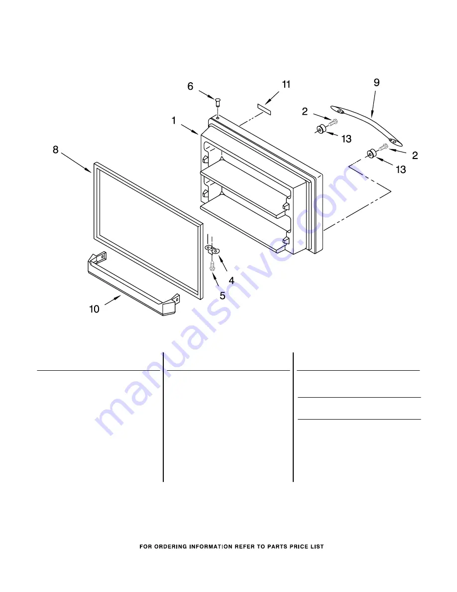 KitchenAid KTLA22EMSS00 Parts List Download Page 13