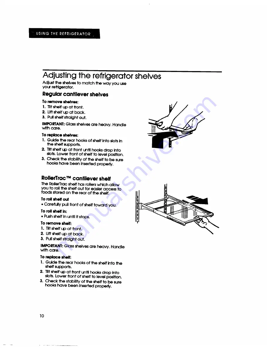 KitchenAid KTRS22Q Use And Care Manual Download Page 10