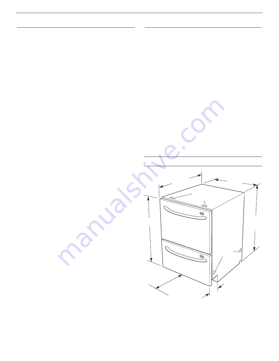 KitchenAid KUDD01DSSS - ARCHITECT Series: 24'' Double Drawer Dishwasher Скачать руководство пользователя страница 19