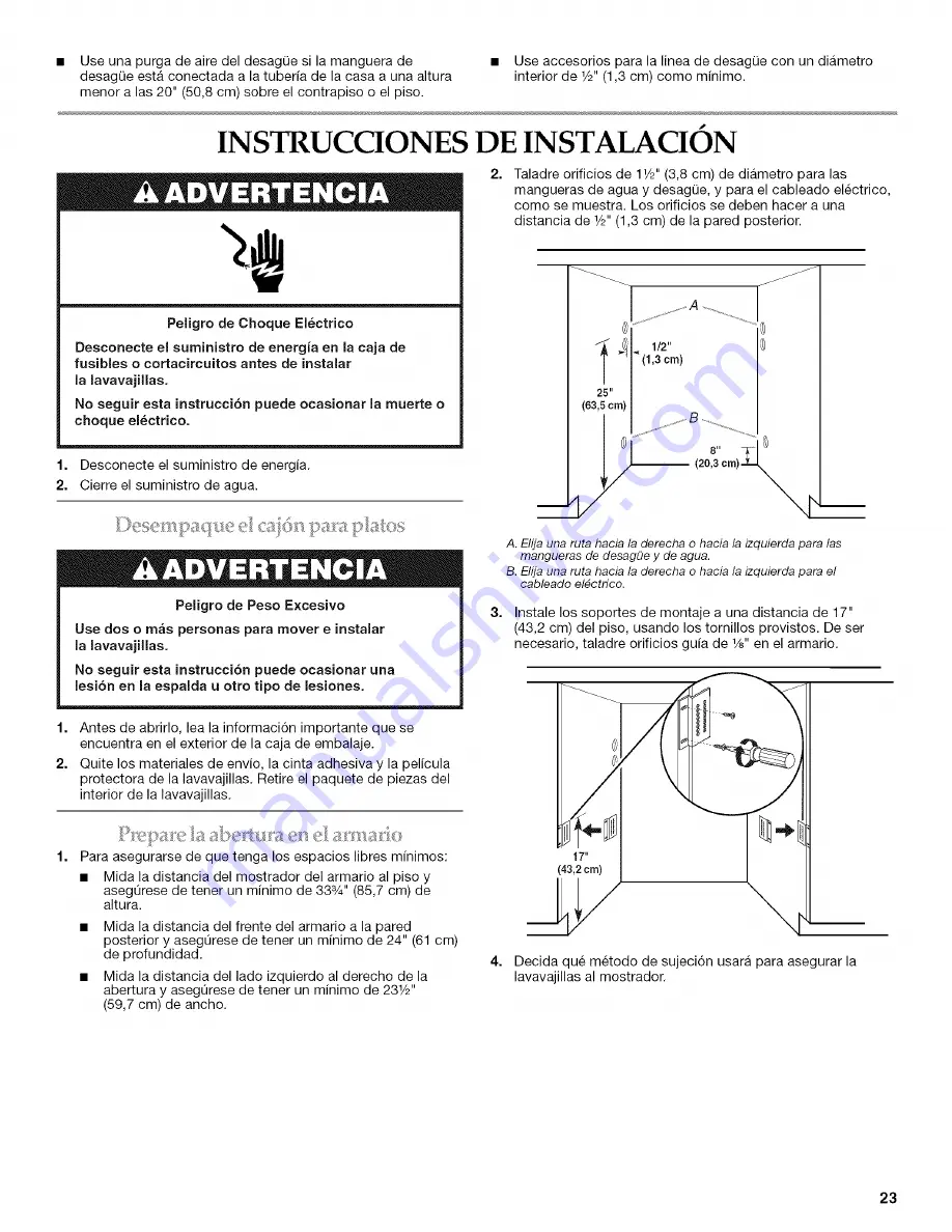 KitchenAid KUDD03DTBL10 Installation Instructions Manual Download Page 23