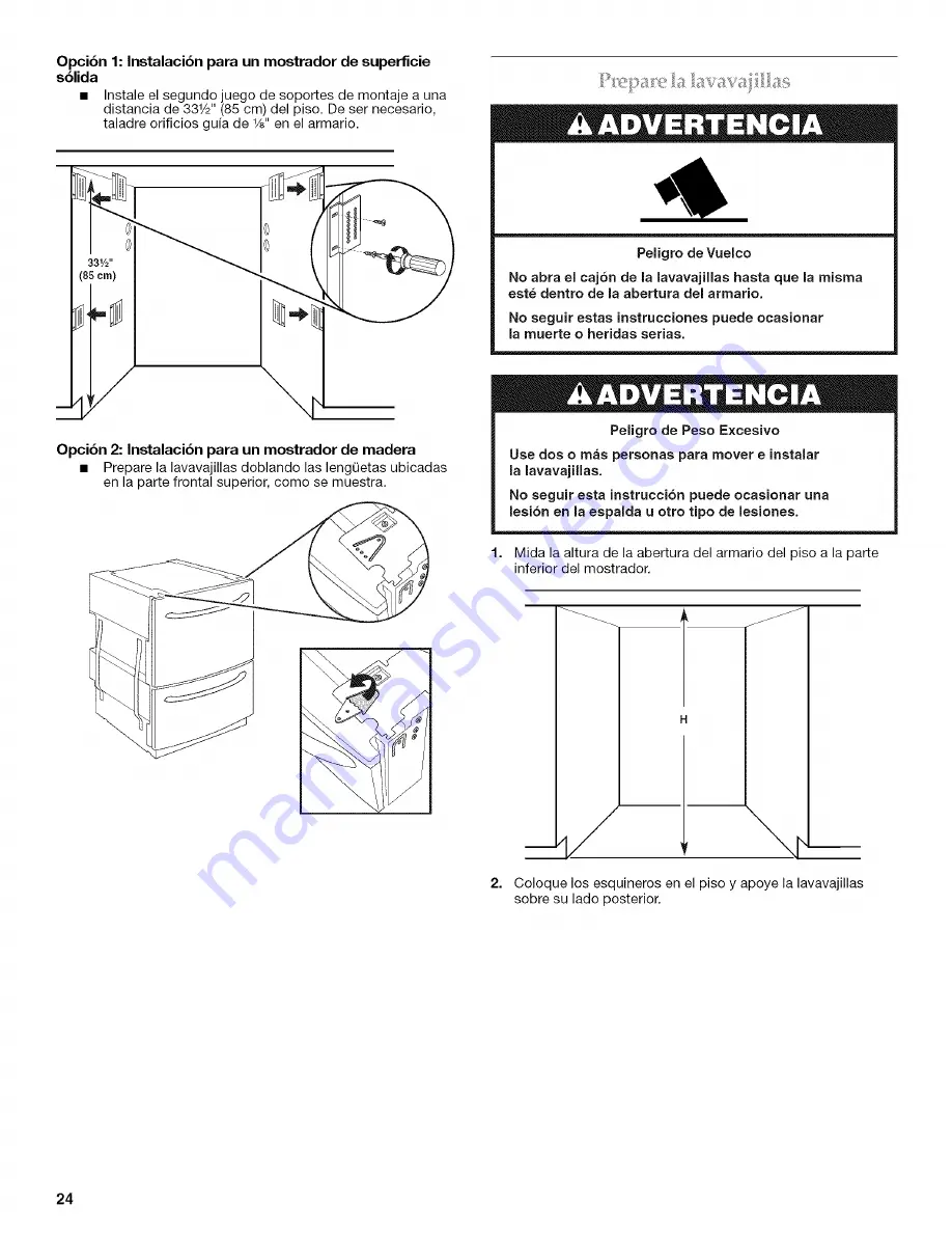 KitchenAid KUDD03DTBL10 Installation Instructions Manual Download Page 24