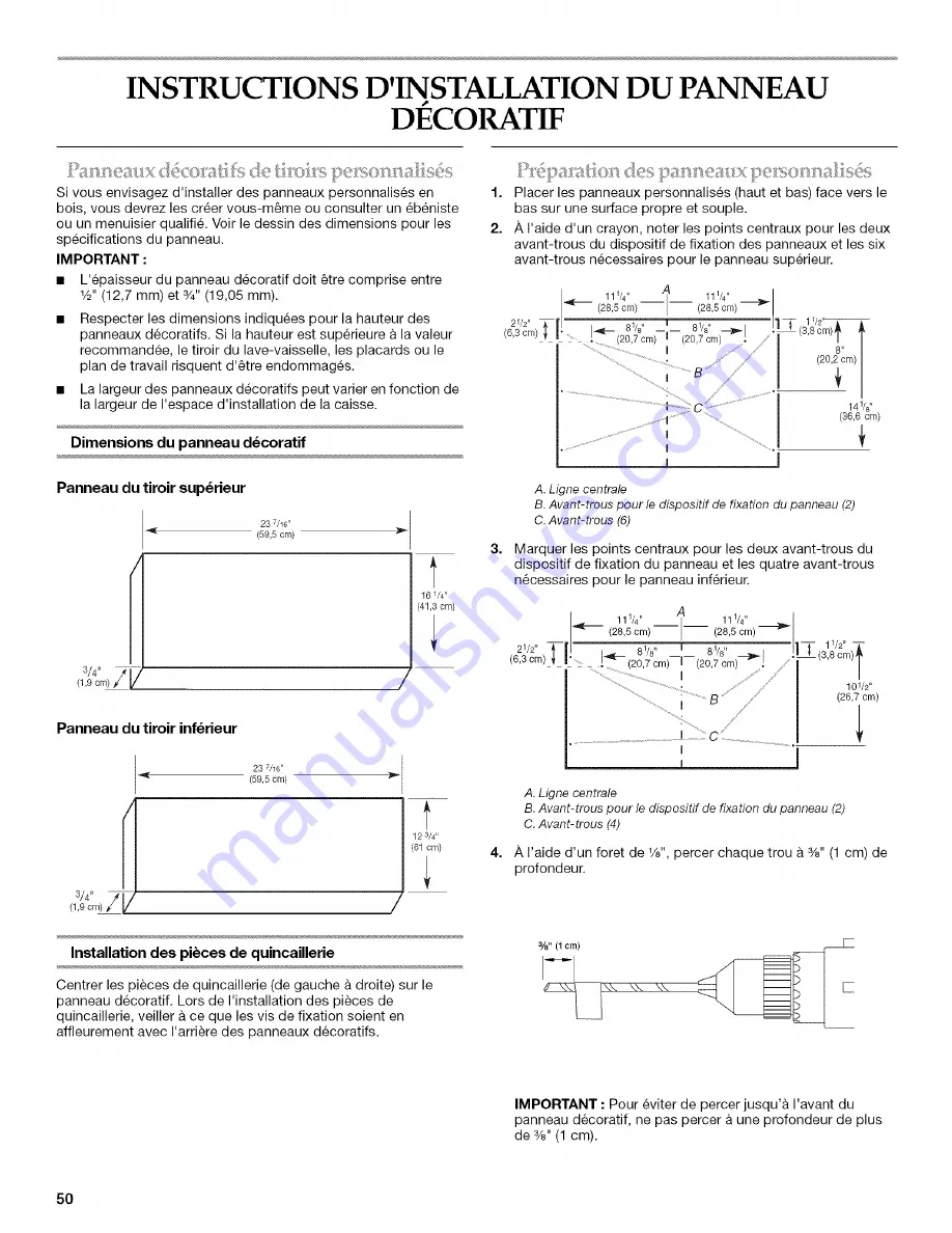 KitchenAid KUDD03DTBL10 Скачать руководство пользователя страница 50