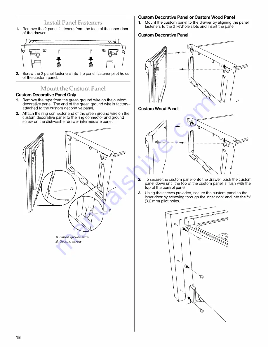 KitchenAid KUDD03DTBL3 Скачать руководство пользователя страница 18