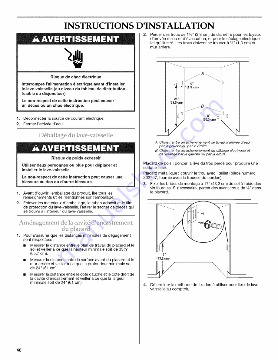 KitchenAid KUDD03DTBL3 Скачать руководство пользователя страница 40