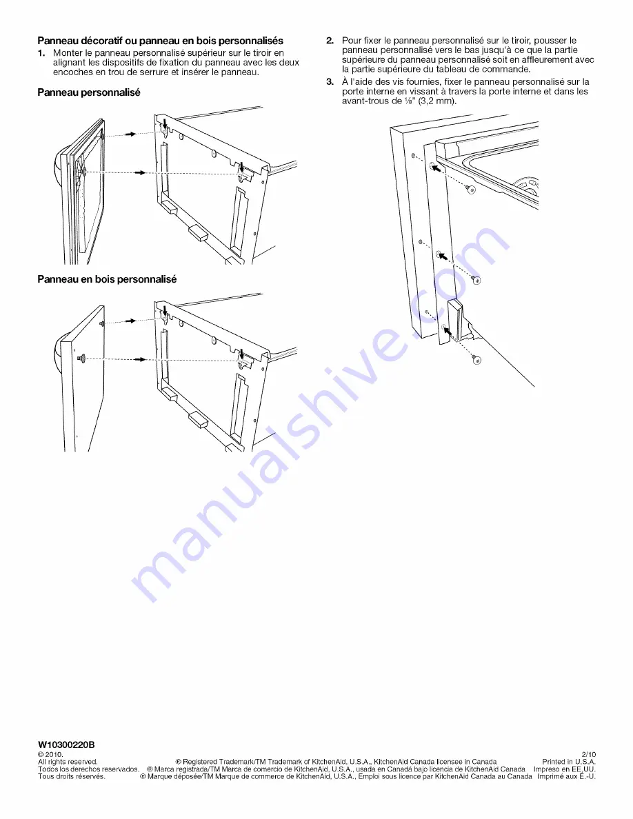 KitchenAid KUDD03DTBL3 Installation Instructions Manual Download Page 52