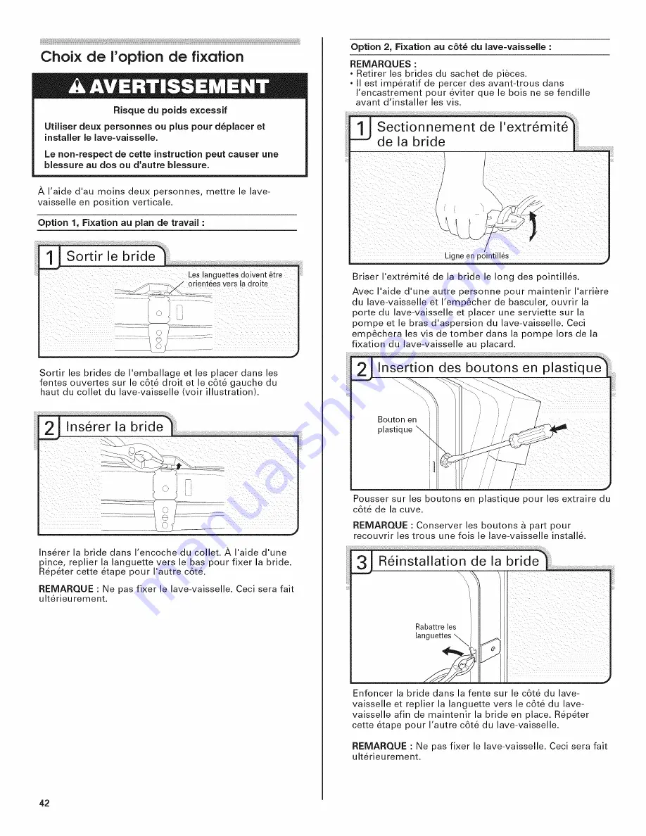 KitchenAid KUDE40FXPA0 Скачать руководство пользователя страница 42