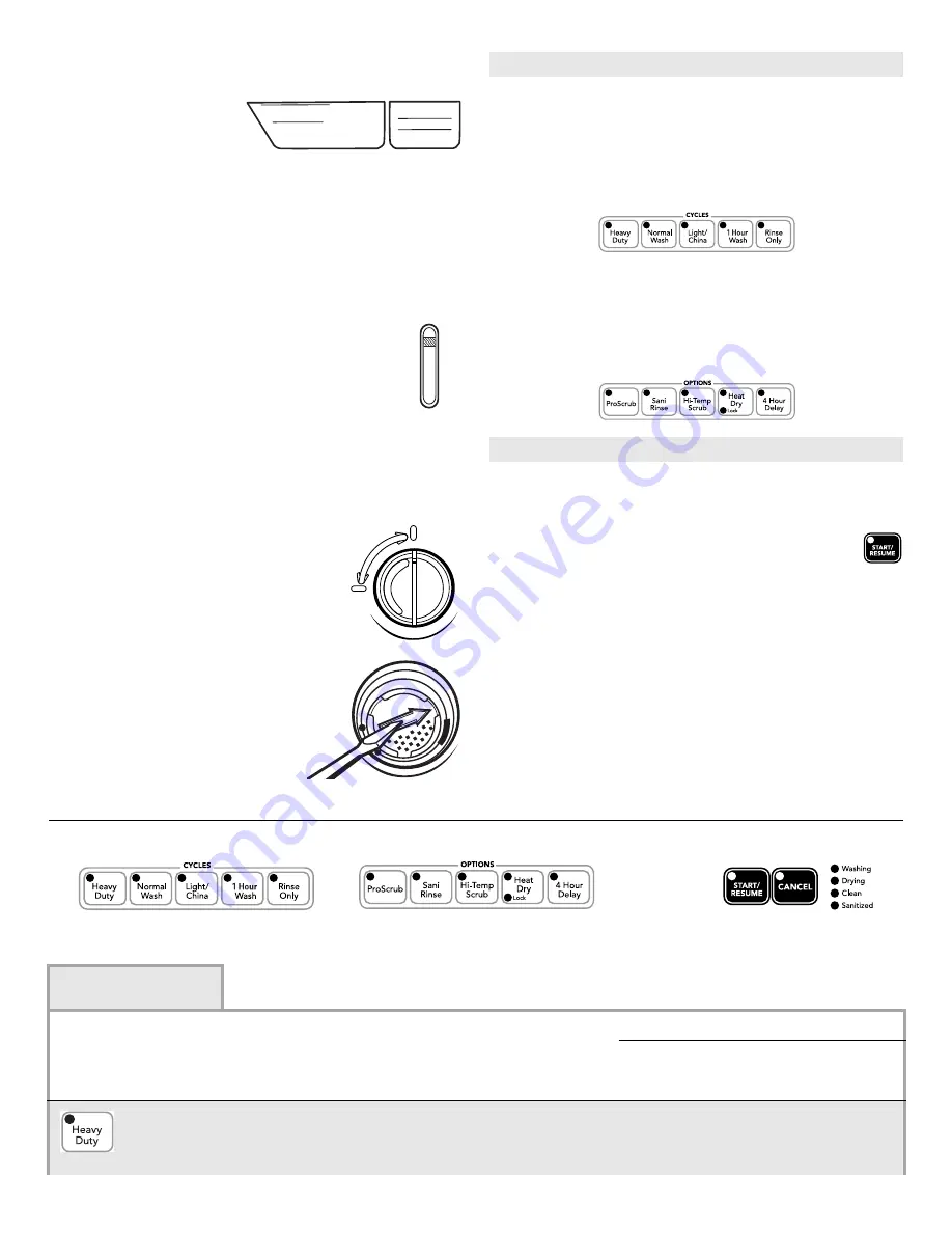 KitchenAid KUDE45CVBL - Superba Series: EQ Dishwasher Скачать руководство пользователя страница 16