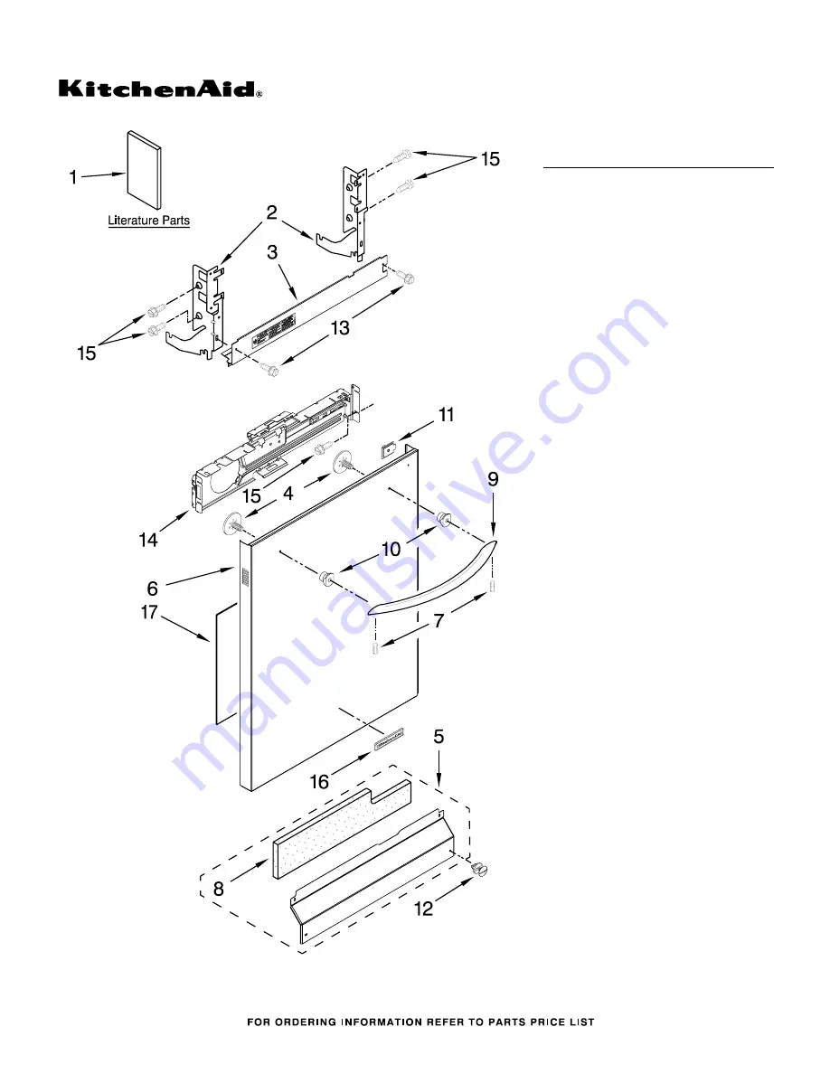 KitchenAid KUDE48FXBL0 Скачать руководство пользователя страница 1