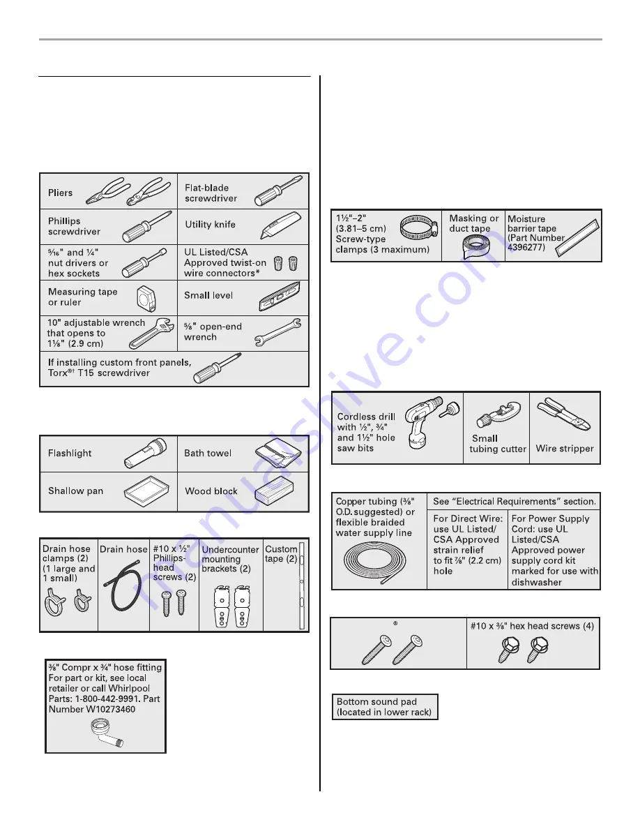 KitchenAid KUDE48FXSP Скачать руководство пользователя страница 3