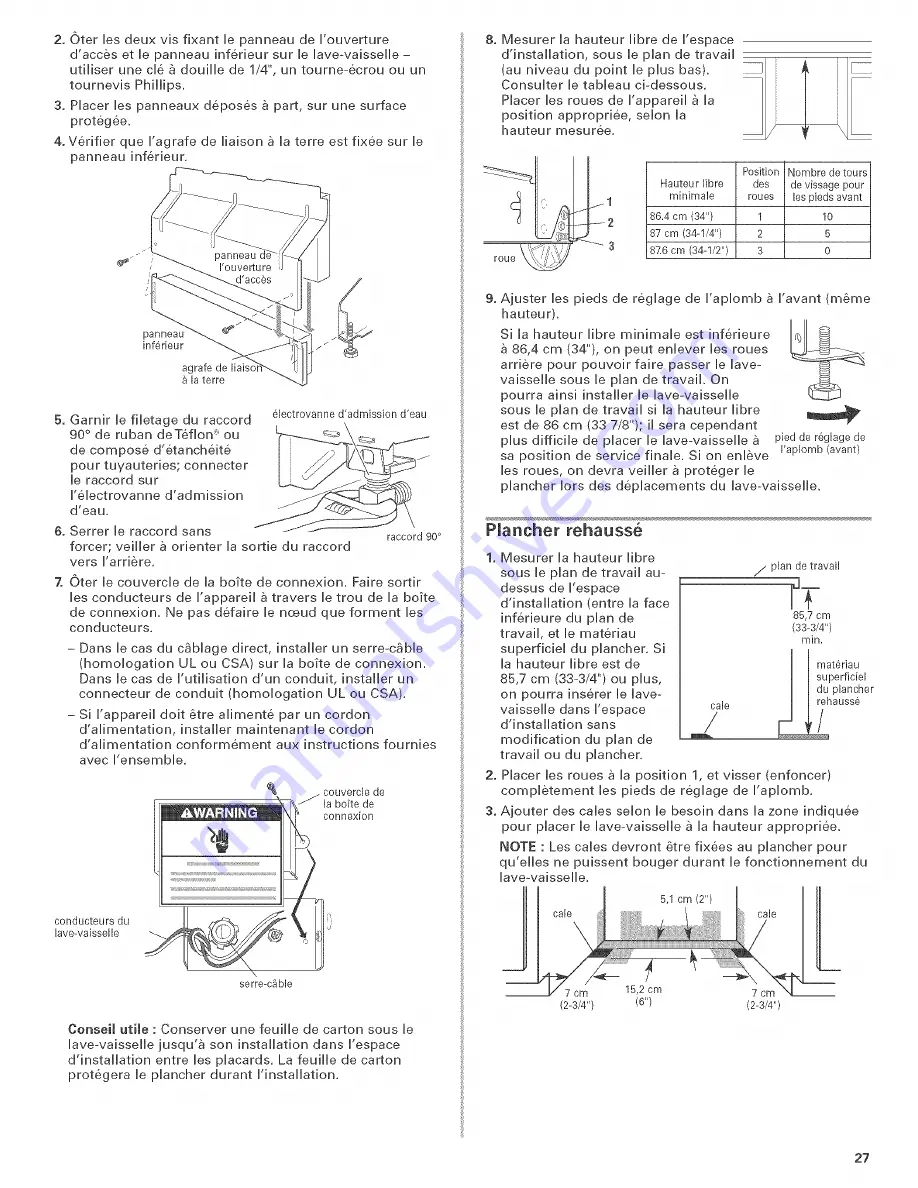 KitchenAid KUDI02FRBL0 Installation Instructions Manual Download Page 27