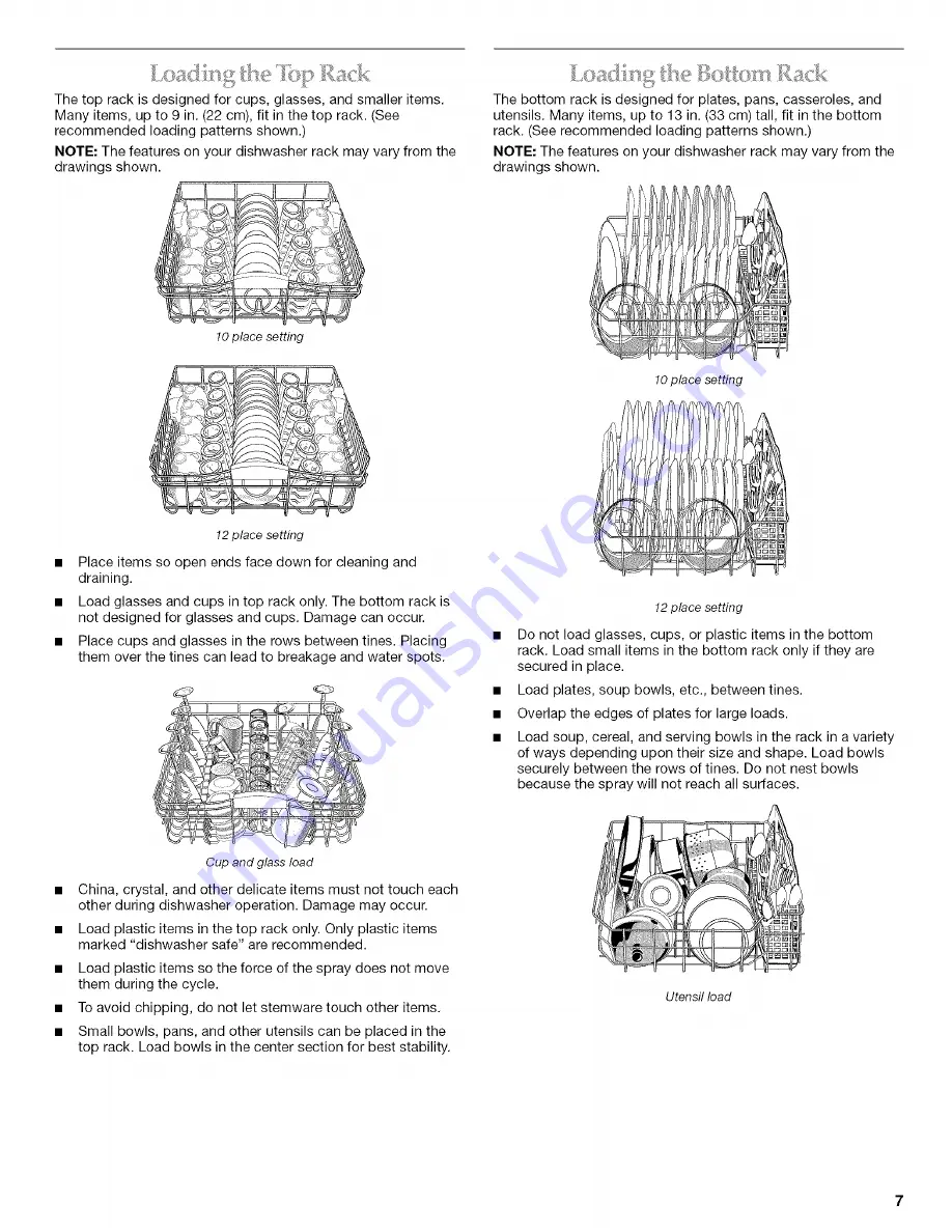 KitchenAid KUDK01TKBT0 Скачать руководство пользователя страница 7