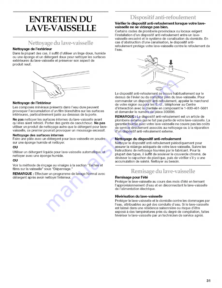 KitchenAid KUDK01TKBT0 Скачать руководство пользователя страница 31