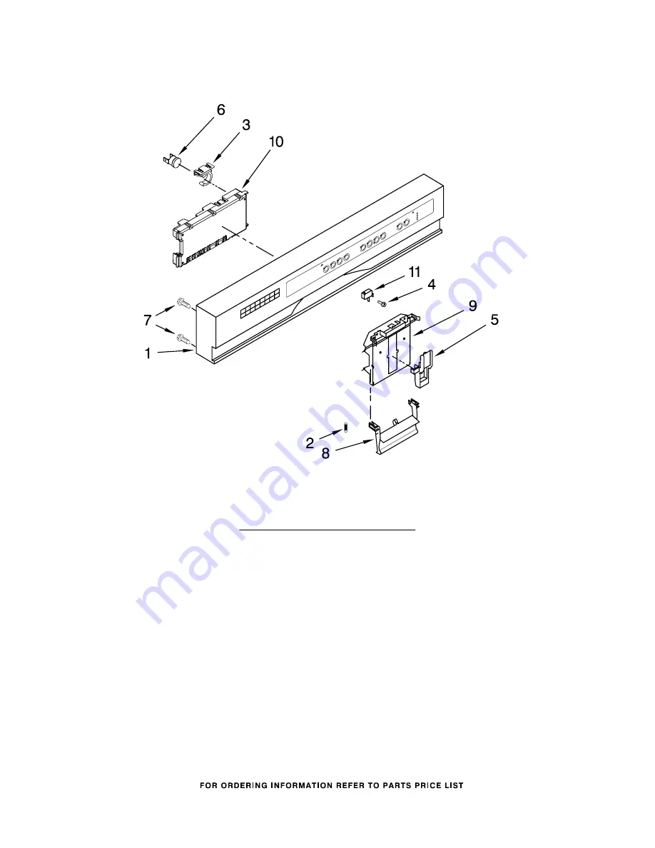 KitchenAid KUDK03ITBL2 Parts List Download Page 2