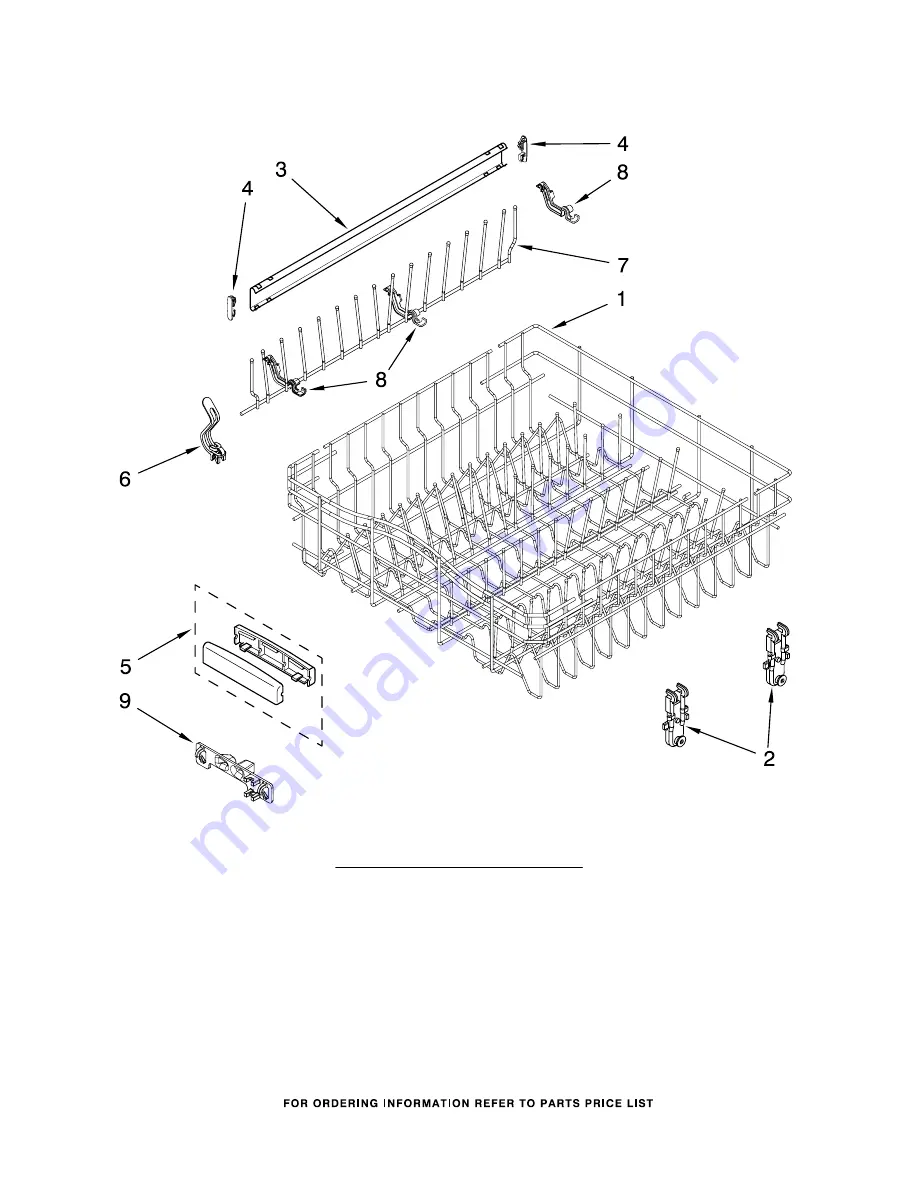 KitchenAid KUDK03ITBL2 Parts List Download Page 11