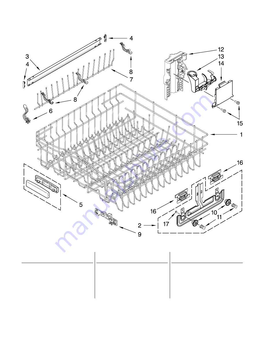 KitchenAid KUDK30IVBS0 Parts List Download Page 11