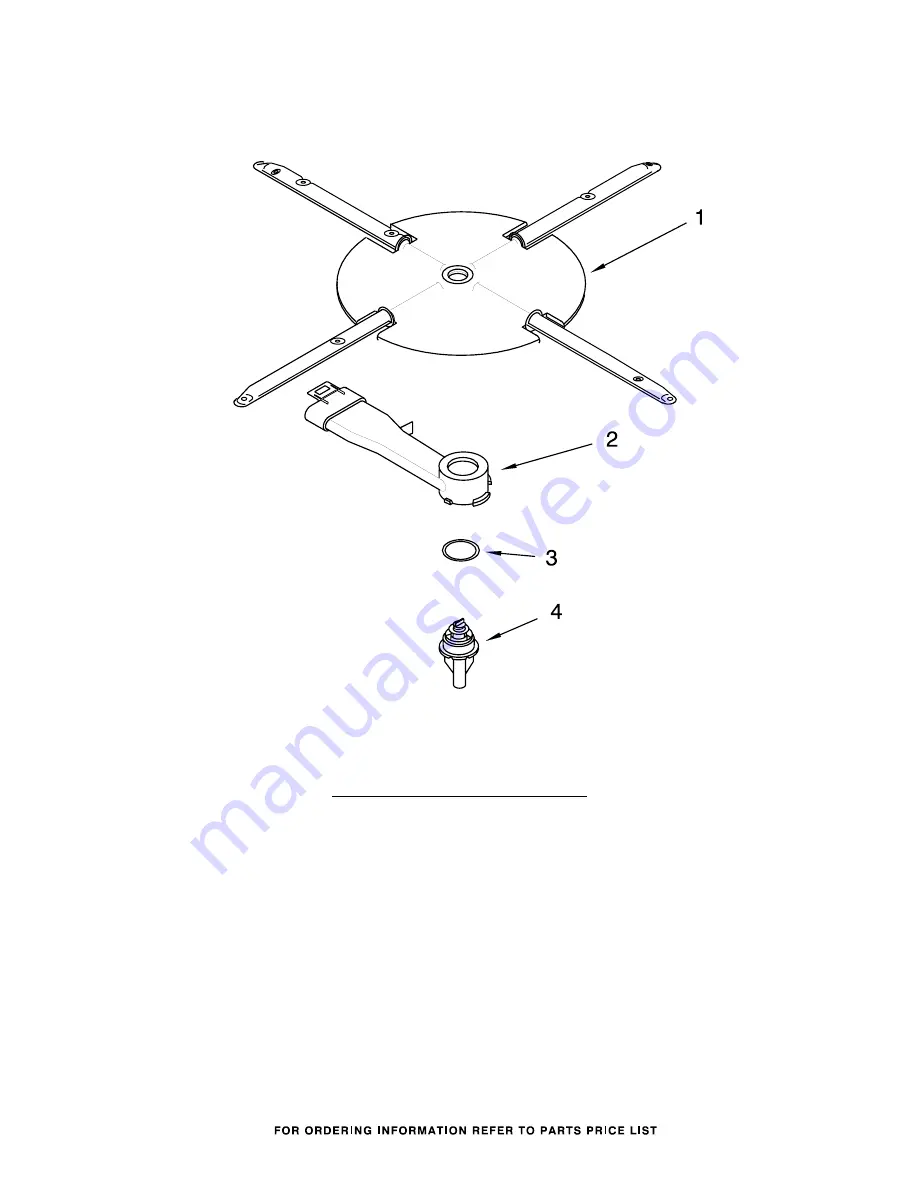 KitchenAid KUDP02IRBL2 Parts List Download Page 4